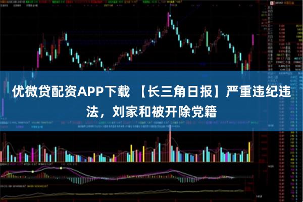 优微贷配资APP下载 【长三角日报】严重违纪违法，刘家和被开除党籍